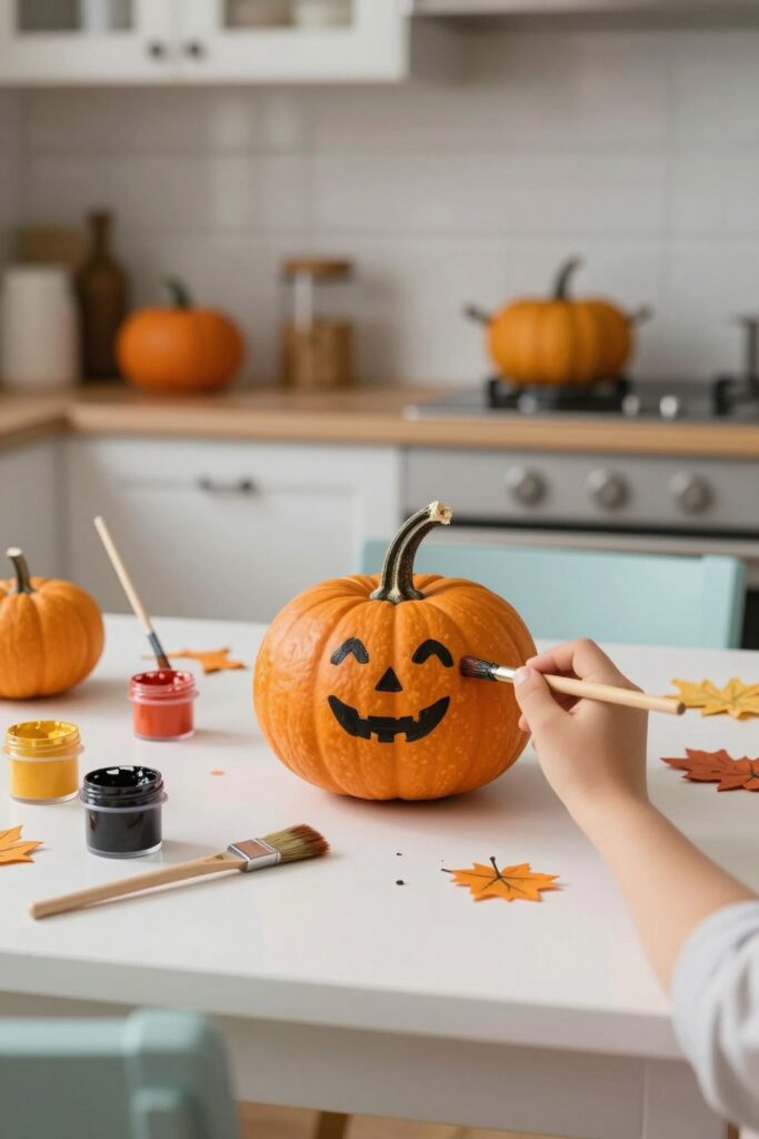 AI hero concept for Pumpkin Painting Contest Ideas: How to Run a Kids' Decorating