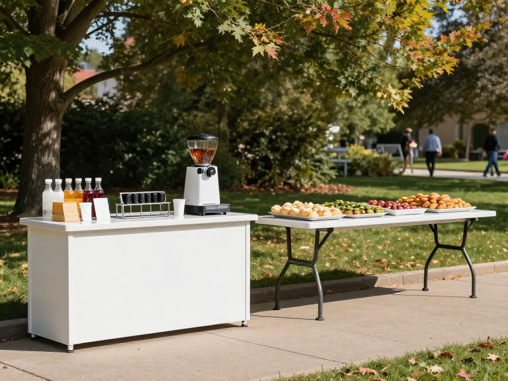 Decor concept for Plan Outdoor Food and Drinks
